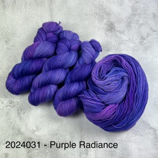 2024031 - 2 Ply Lace Hand Dyed Yarn - "Purple Radiance"