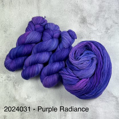 2024031 - 2 Ply Lace Hand Dyed Yarn - "Purple Radiance"