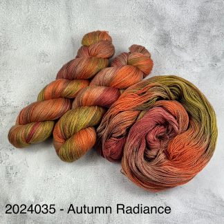 2024035 - 2 Ply Lace Hand Dyed Yarn - "Autumn Radiance"