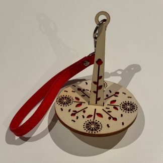 2024066 - Yarn Ball Holder - Red Flower