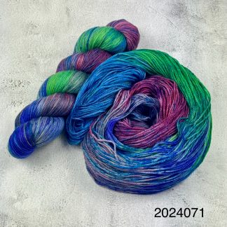2024071 - 4 Ply Hand Dyed Sock Yarn - "Monet's Garden"