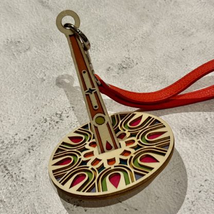 2025004 - Yarn Ball Holder - Peacock Feather