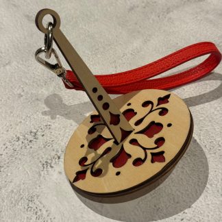 2025005 - Yarn Ball Holder - Red Rhombus