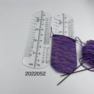 2022052 - Plastic Sock Ruler Gauge