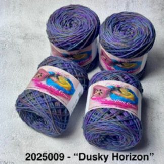 2025009 - 8 Ply Hand Dyed Non Machine Washable Australian Yarn - "Dusky Horizon"