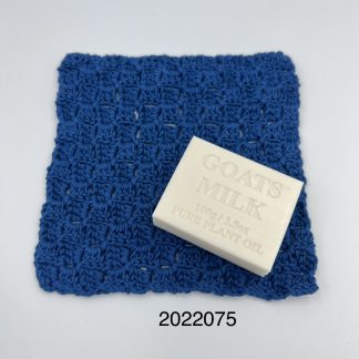 2022075 - Hand Crocheted Wash Cloth & Goats Milk Soap