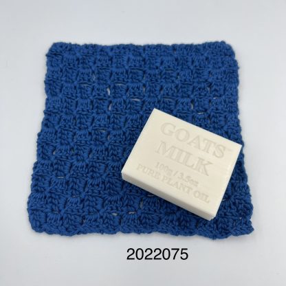 2022075 - Hand Crocheted Wash Cloth & Goats Milk Soap