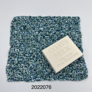2022076 - Hand Crocheted Wash Cloth & Goats Milk Soap