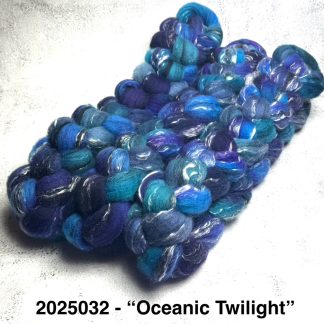 2025032 - Hand Dyed Merino and Tencel - "Oceanic Twilight"