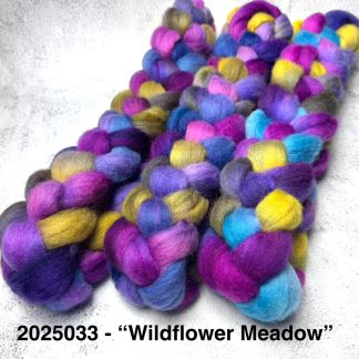 2025033 - Hand Dyed Alpaca and Merino - "Wildflower Meadow"