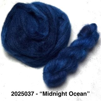 2025037 - 2 Ply Lace Hand Dyed Yarn - "Midnight Ocean"