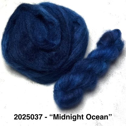 2025037 - 2 Ply Lace Hand Dyed Yarn - "Midnight Ocean"