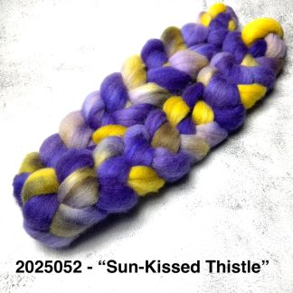 2025052 - Hand Dyed Alpaca and Merino - "Sun-Kissed Thistle"